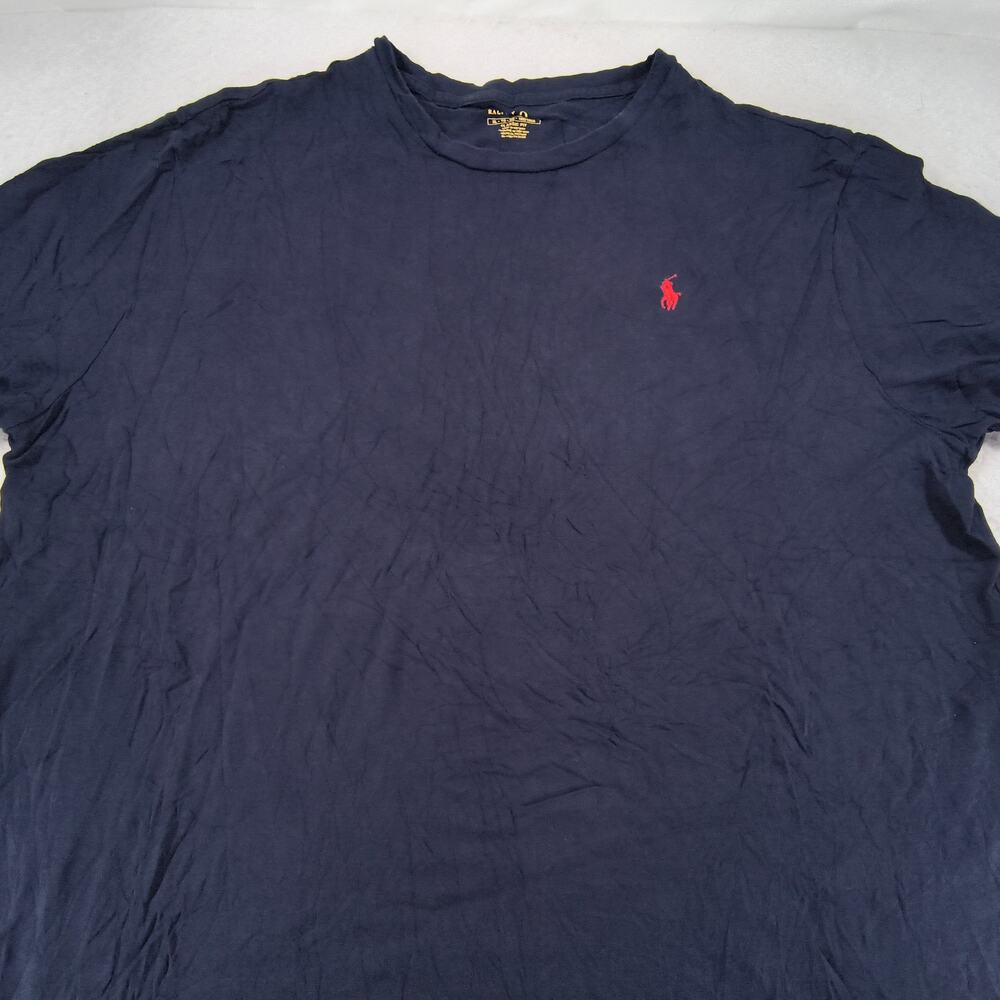Polo Ralph Lauren Crew Neck Short Sleeve Shirt Mens Size Extra Large XL Navy